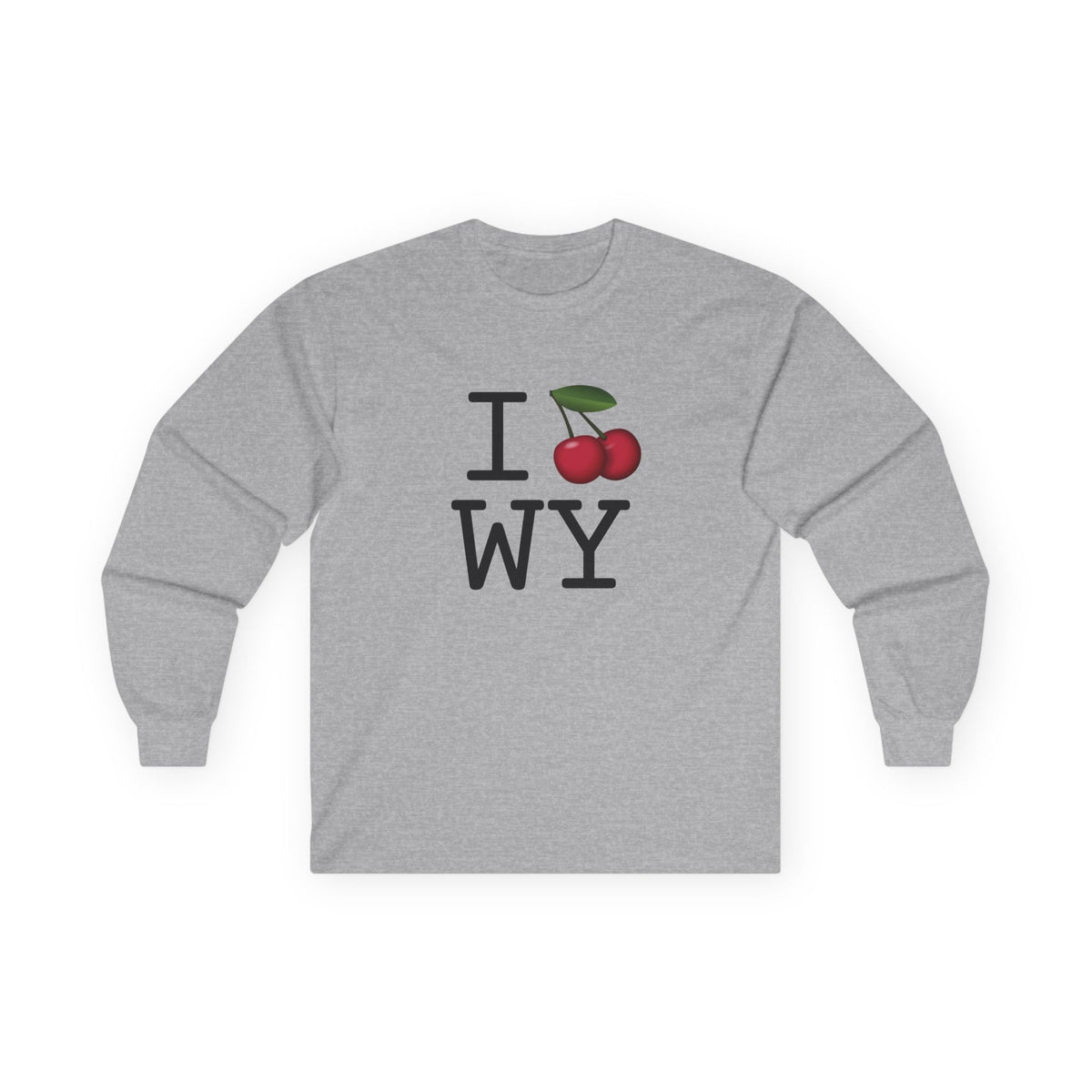 "I Cherry Wyoming" Long Sleeve Shirt