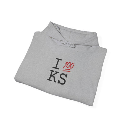 "I Keep it 100 in Kansas" Hoodie