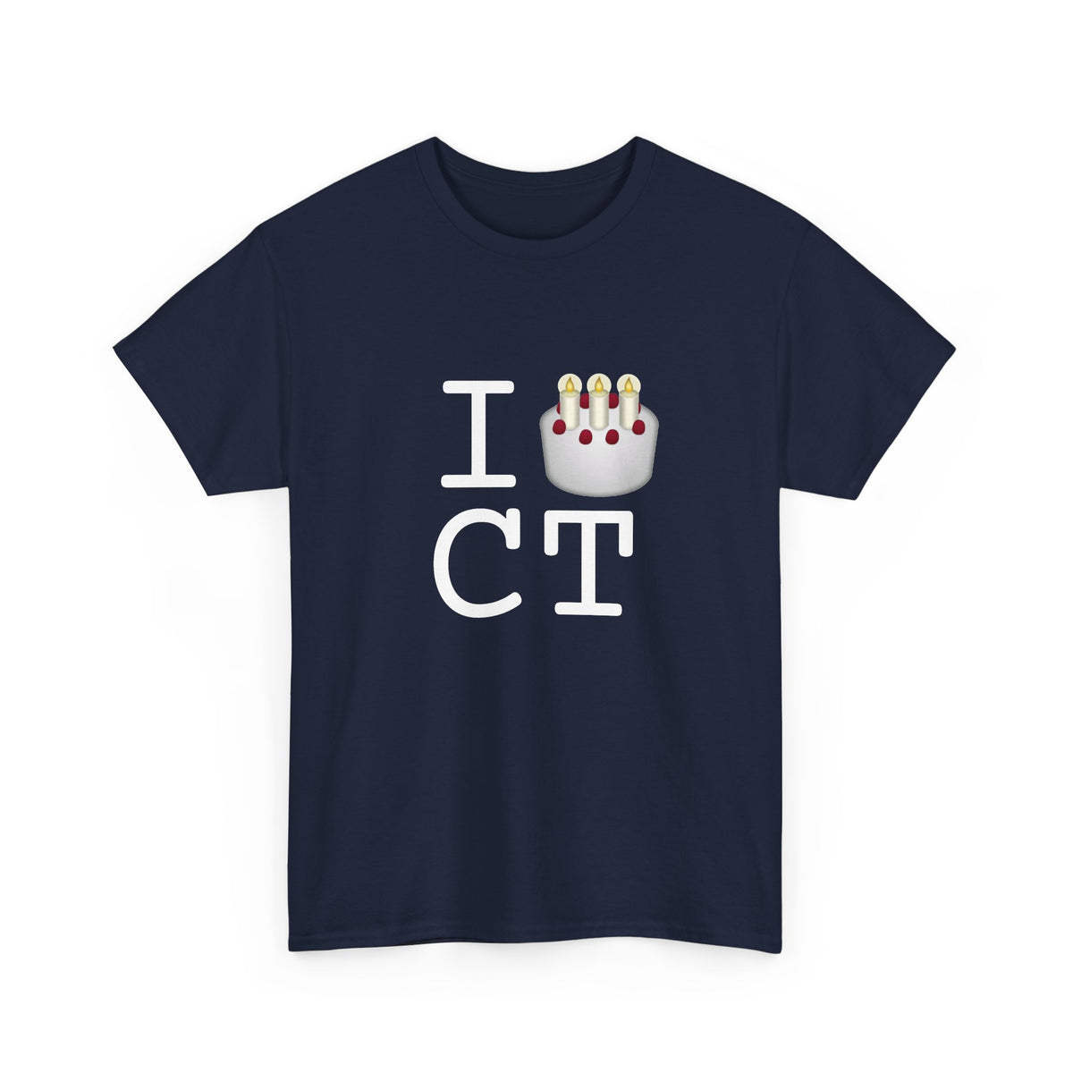 "I Birthday Cake Connecticut" Tee