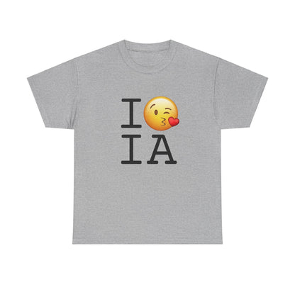 "I Blow a Kiss at Iowa" Tee