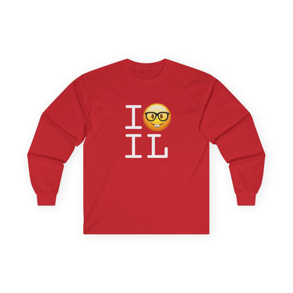 "I'm a Nerd about Illinois" Long Sleeve Shirt