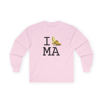 "I'm Bananas about Massachusetts" Long Sleeve Shirt