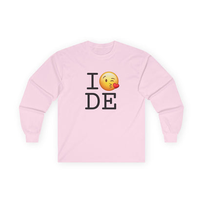 "I Blow a Kiss at Delaware" Long Sleeve Shirt