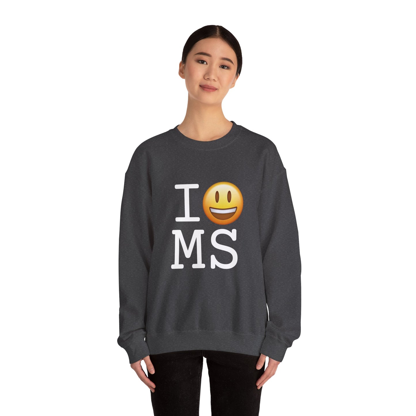 "I'm Happy about Mississippi" Sweatshirt