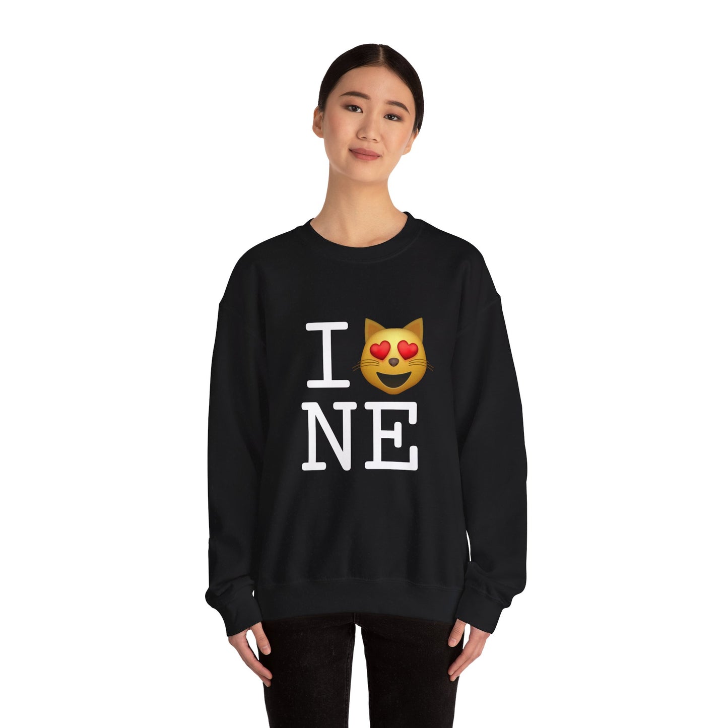 "I'm a Cat that Loves Nebraska" Sweatshirt