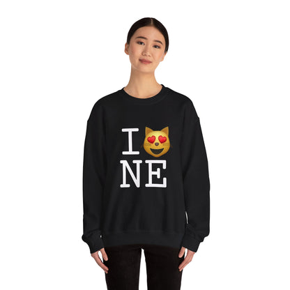 "I'm a Cat that Loves Nebraska" Sweatshirt