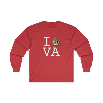 "I Poop in Virginia" Long Sleeve Shirt