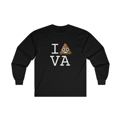 "I Poop in Virginia" Long Sleeve Shirt