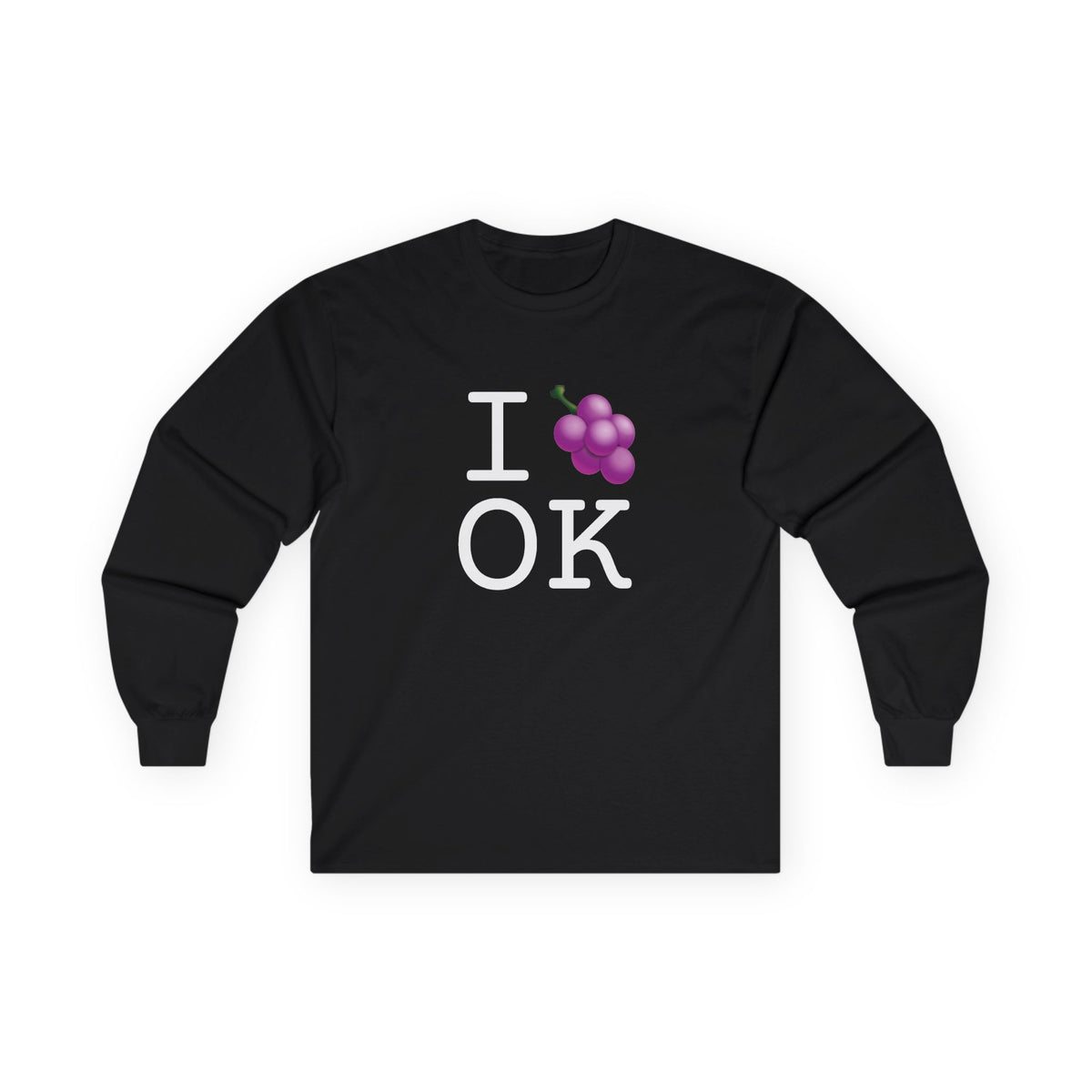 "I Grape Oklahoma" Long Sleeve Shirt