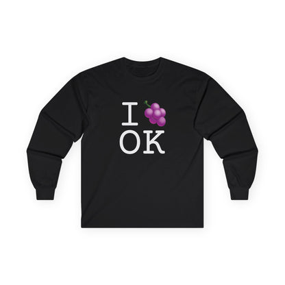 "I Grape Oklahoma" Long Sleeve Shirt