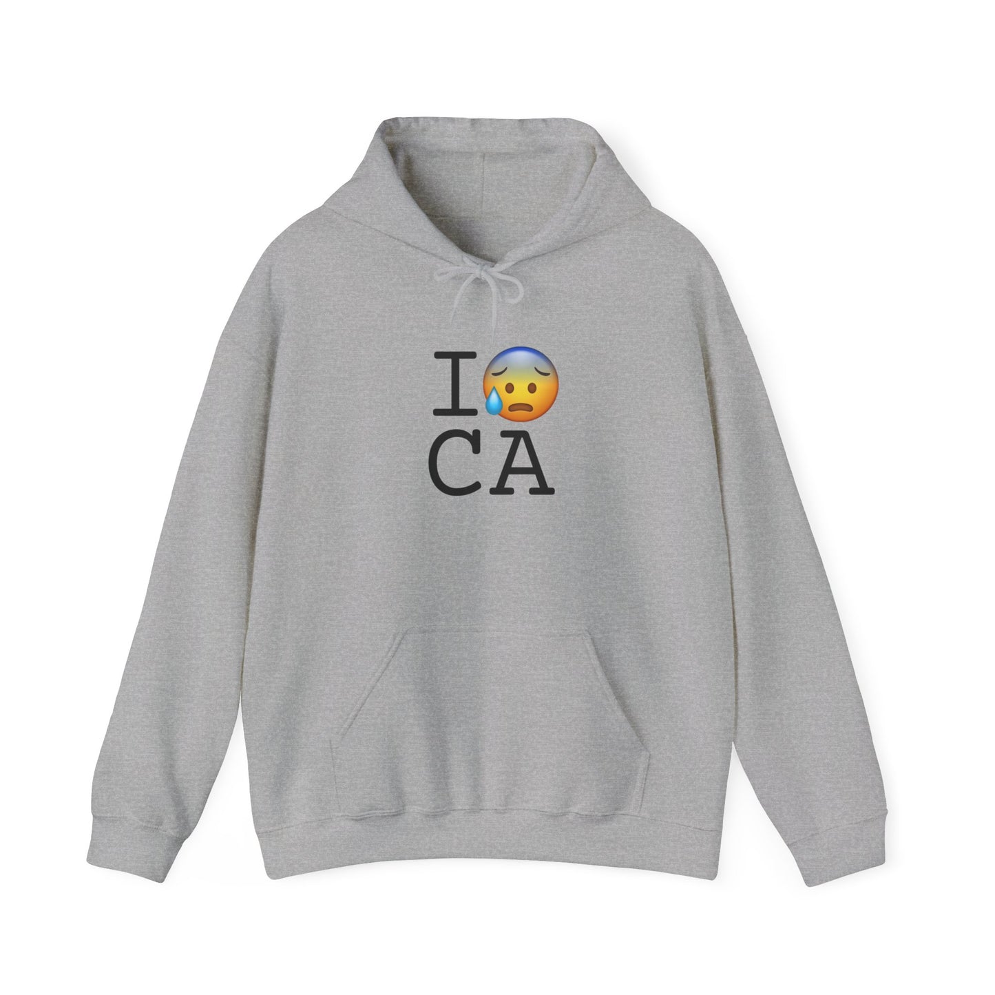 "I'm Anxiously Sweating in California" Hoodie