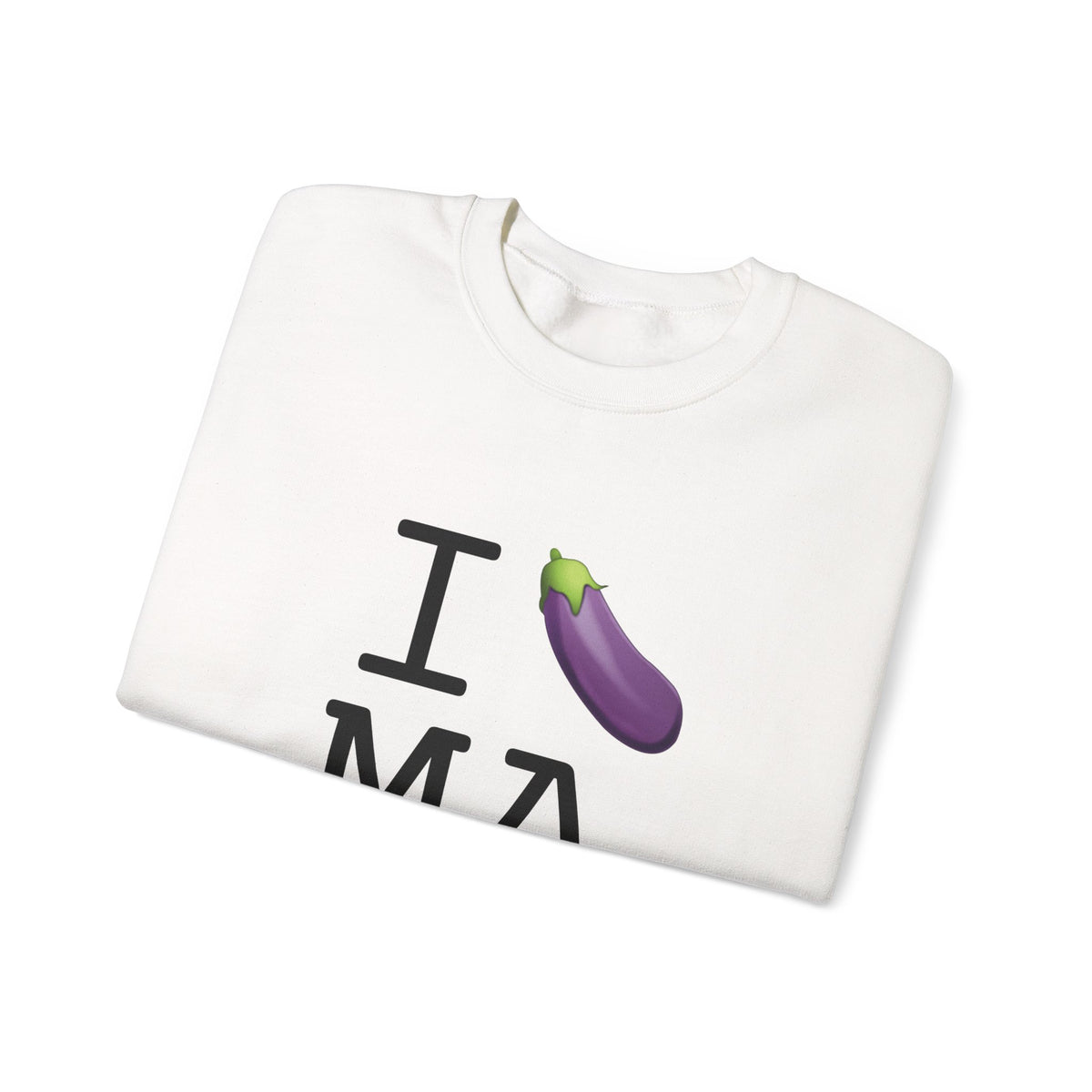 "I Eggplant Massachusetts" Sweatshirt
