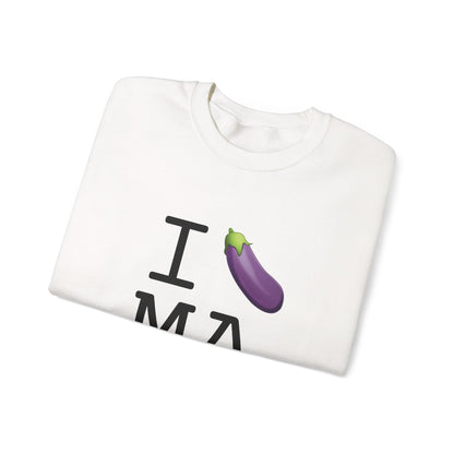 "I Eggplant Massachusetts" Sweatshirt