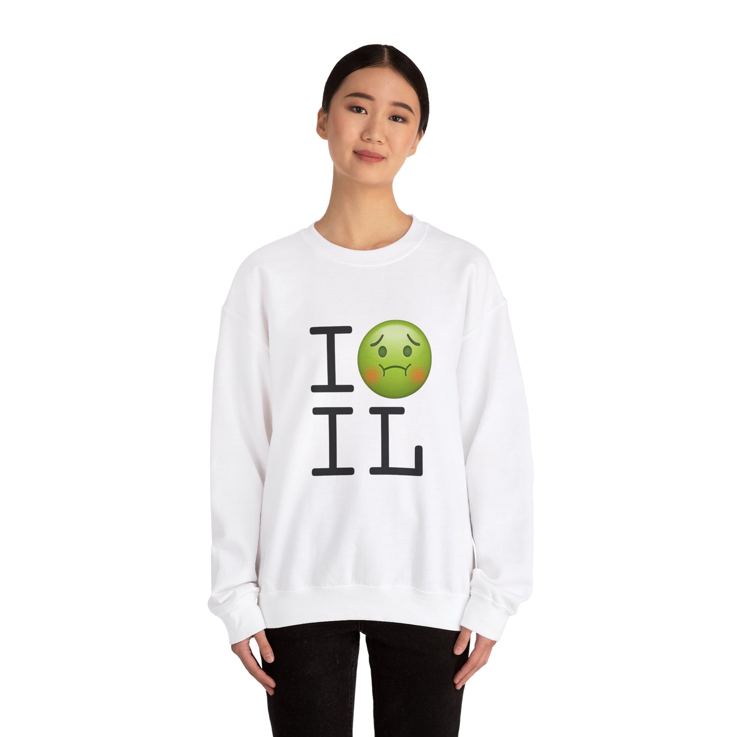 "I'm Nauseous about Illinois" Sweatshirt