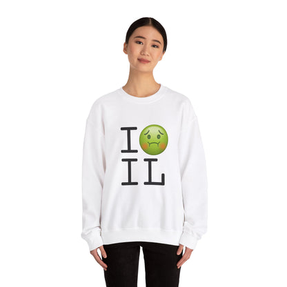 "I'm Nauseous about Illinois" Sweatshirt