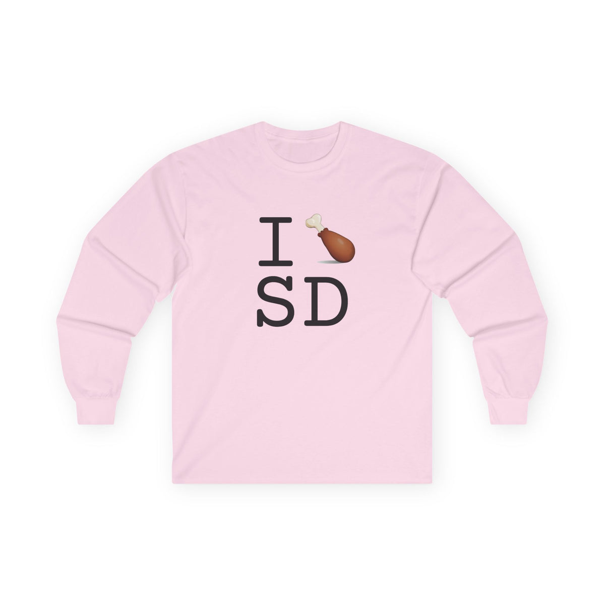 "I Chicken Drumstick South Dakota" Long Sleeve Shirt