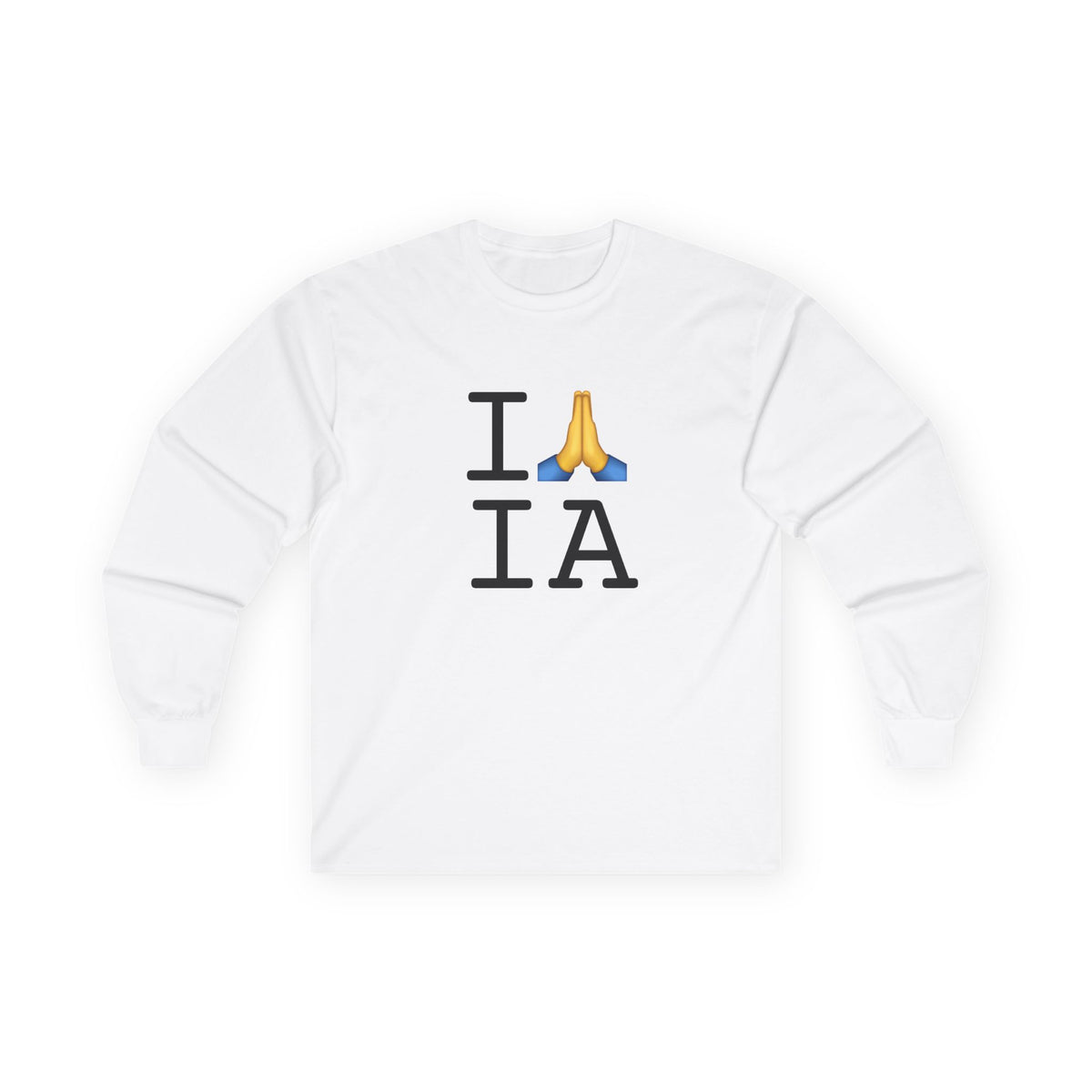 "I Pray for Iowa" Long Sleeve Shirt