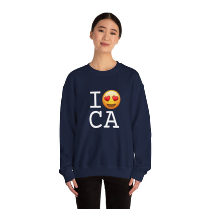 "I have Heart Eyes for California" Sweatshirt
