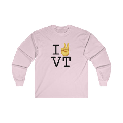 "I Show Peace to Vermont" Long Sleeve Shirt