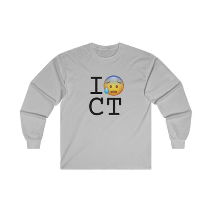 "I'm Anxiously Sweating in Connecticut" Long Sleeve Shirt