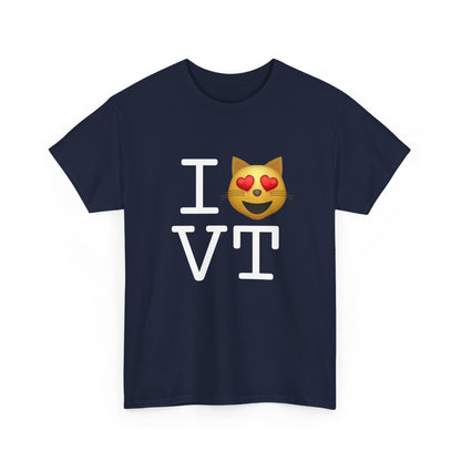 "I'm a Cat that Loves Vermont" Tee