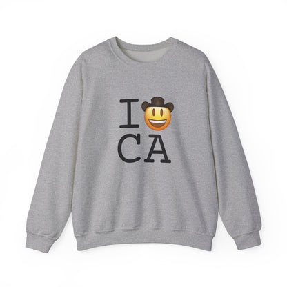 "I'm a Cowboy or Cowgirl in California" Sweatshirt