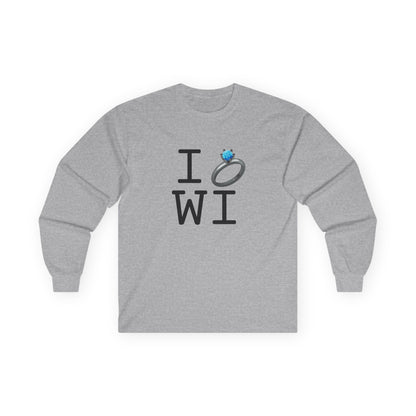 "I'm Married to (Diamond Ring) Wisconsin" Long Sleeve Shirt