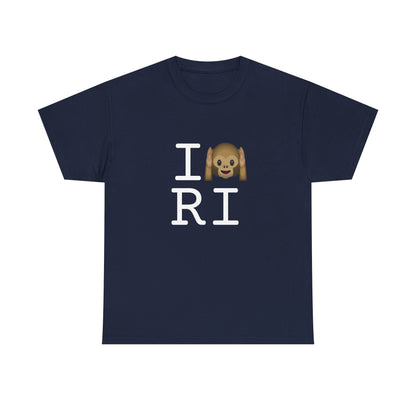 "I Don't Hear Rhode Island" Tee