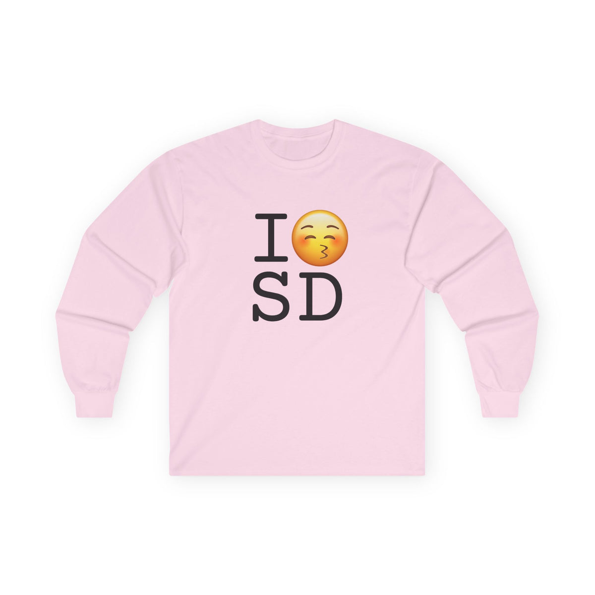 "I Kiss South Dakota" Long Sleeve Shirt