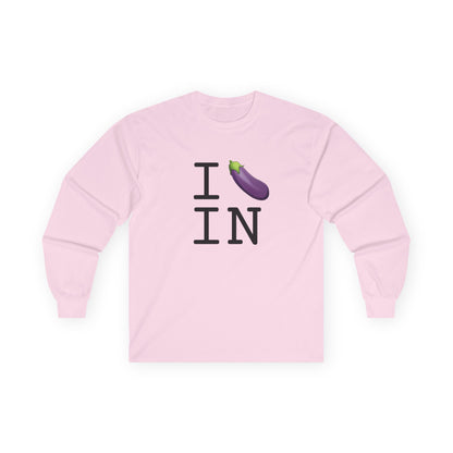 "I Eggplant Indiana" Long Sleeve Shirt