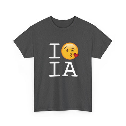 "I Blow a Kiss at Iowa" Tee