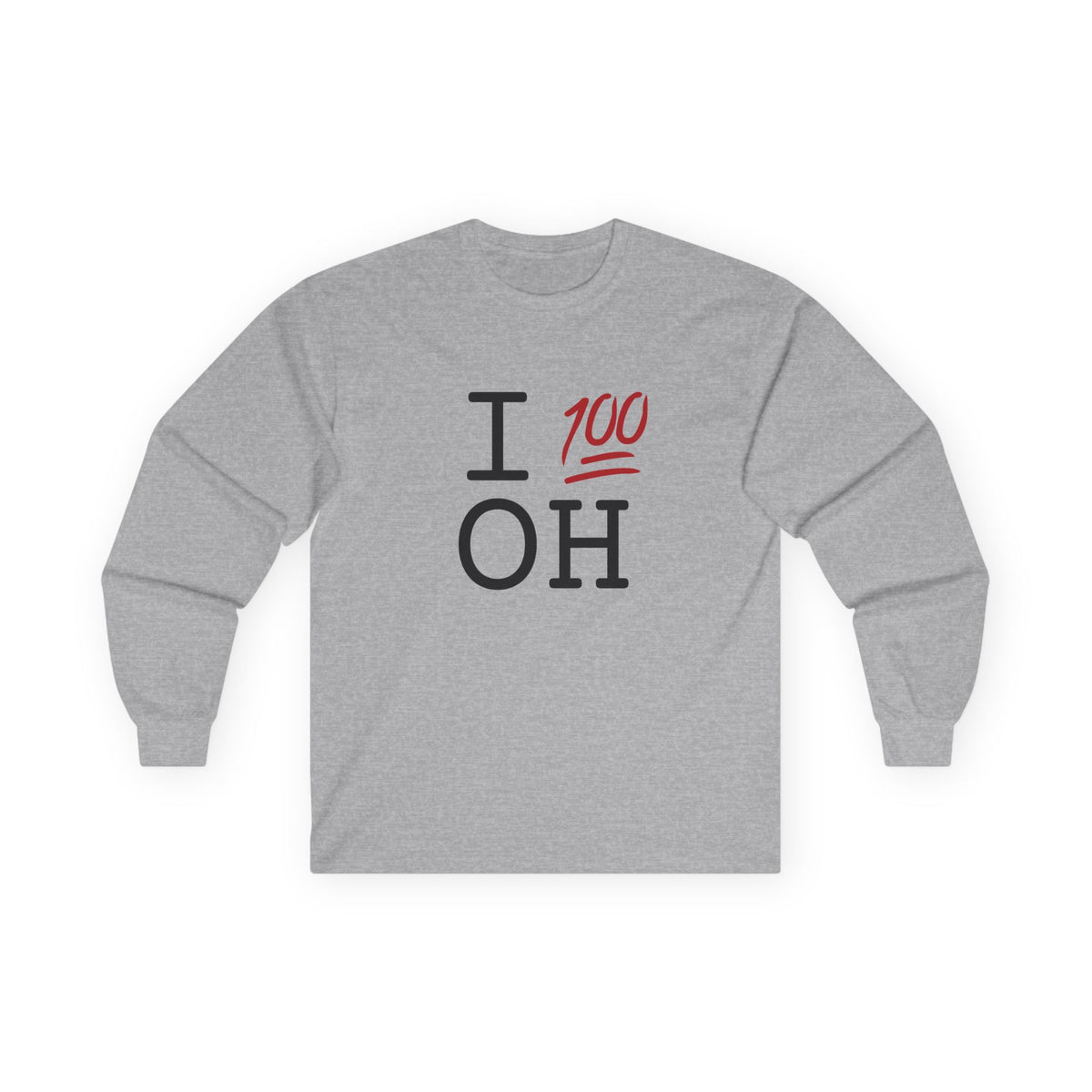 "I Keep it 100 in Ohio" Long Sleeve Shirt
