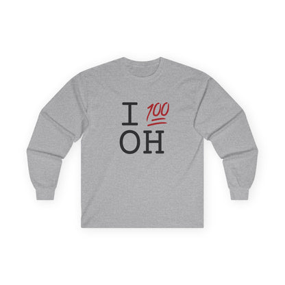 "I Keep it 100 in Ohio" Long Sleeve Shirt