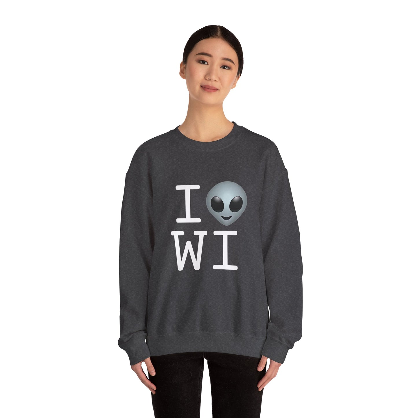 "I Feel Alien in Wisconsin" Sweatshirt