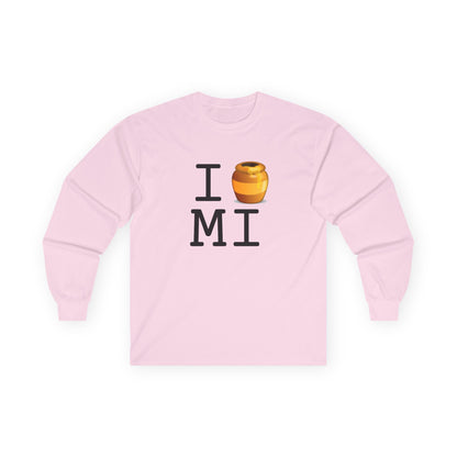 "I Honey Michigan" Long Sleeve Shirt
