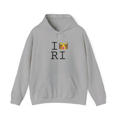 "I'm Royalty (Wear a Crown) in Rhode Island" Hoodie