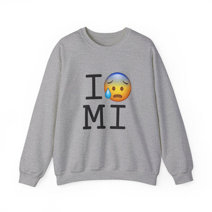 "I'm Anxiously Sweating in Michigan" Sweatshirt