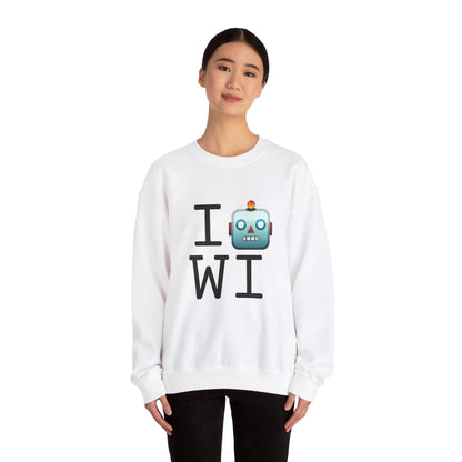 "I'm a Robot in Wisconsin" Sweatshirt