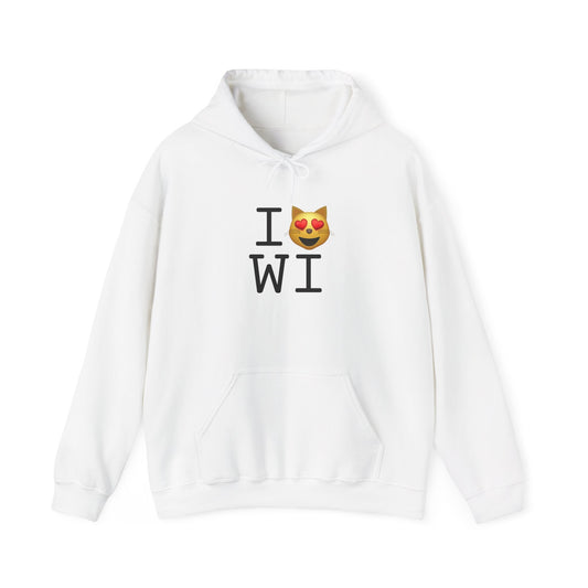 "I'm a Cat that Loves Wisconsin" Hoodie