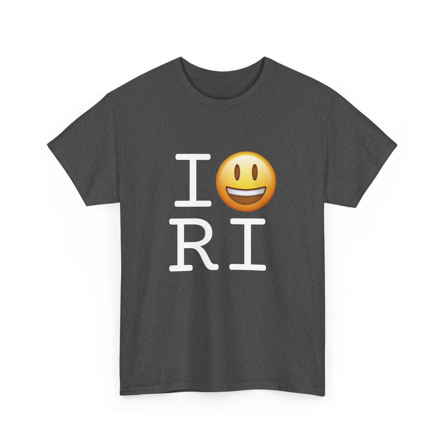 "I'm Happy about Rhode Island" Tee