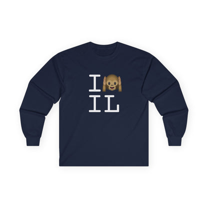 "I Don't Hear Illinois" Long Sleeve Shirt
