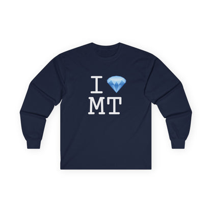 "I Diamond Montana" Long Sleeve Shirt