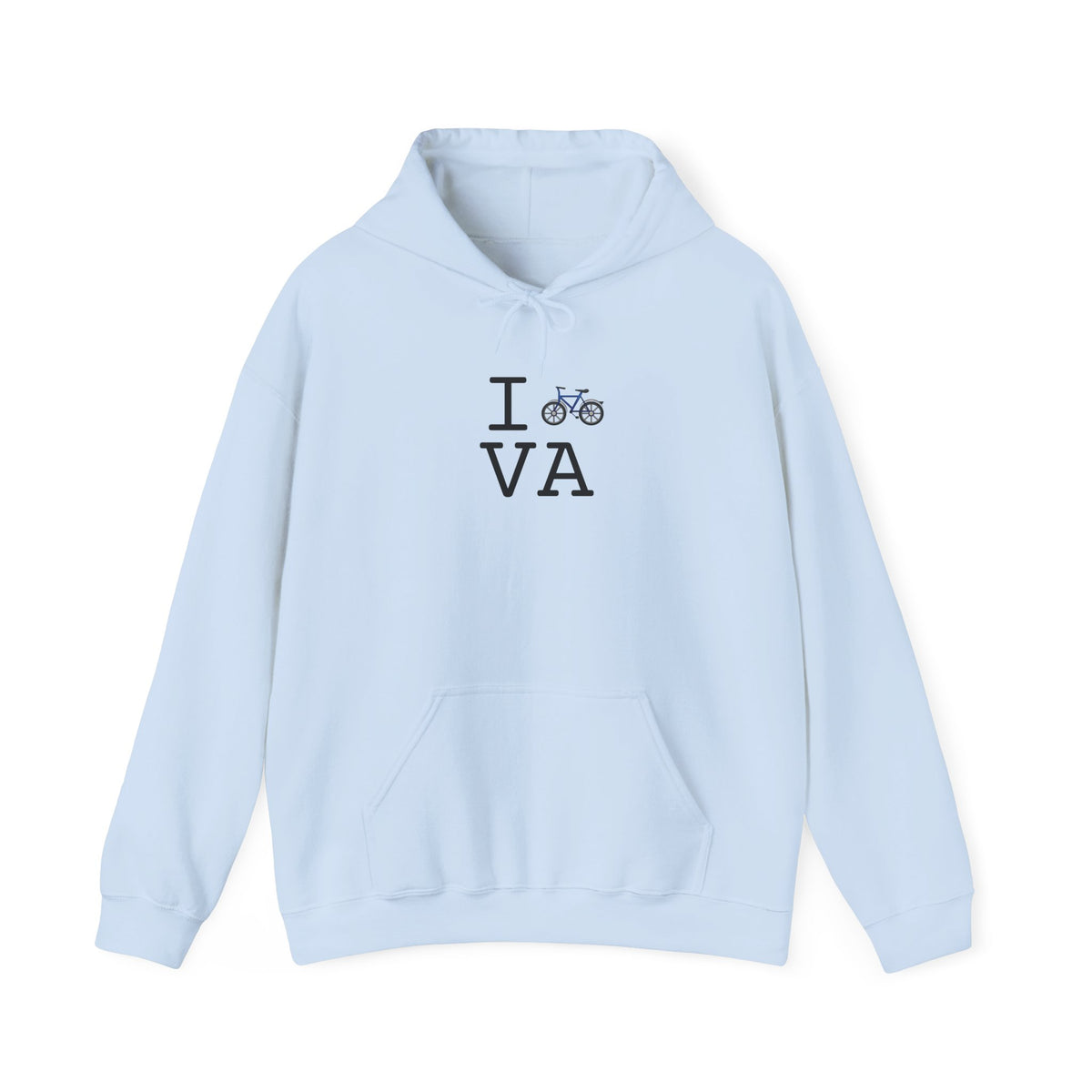 "I Bicycle Virginia" Hoodie