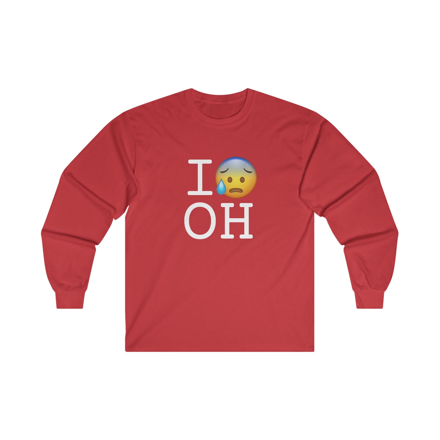 "I'm Anxiously Sweating in Ohio" Long Sleeve Shirt