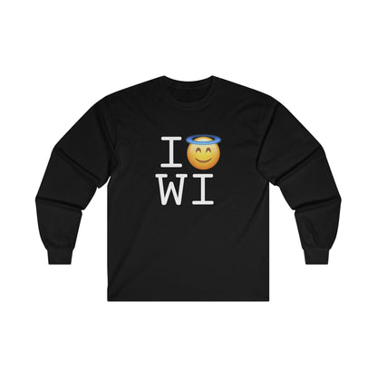 "I'm an Angel in Wisconsin" Long Sleeve Shirt