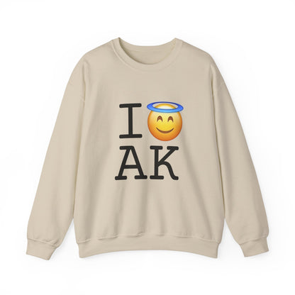 "I'm an Angel in Alaska" Sweatshirt