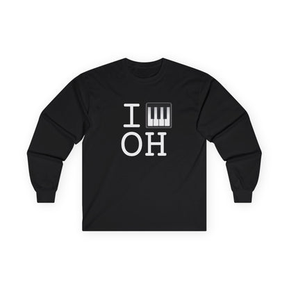 "I Piano Ohio" Long Sleeve Shirt
