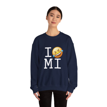 "I Laugh Hard (LMFAO) at Michigan" Sweatshirt