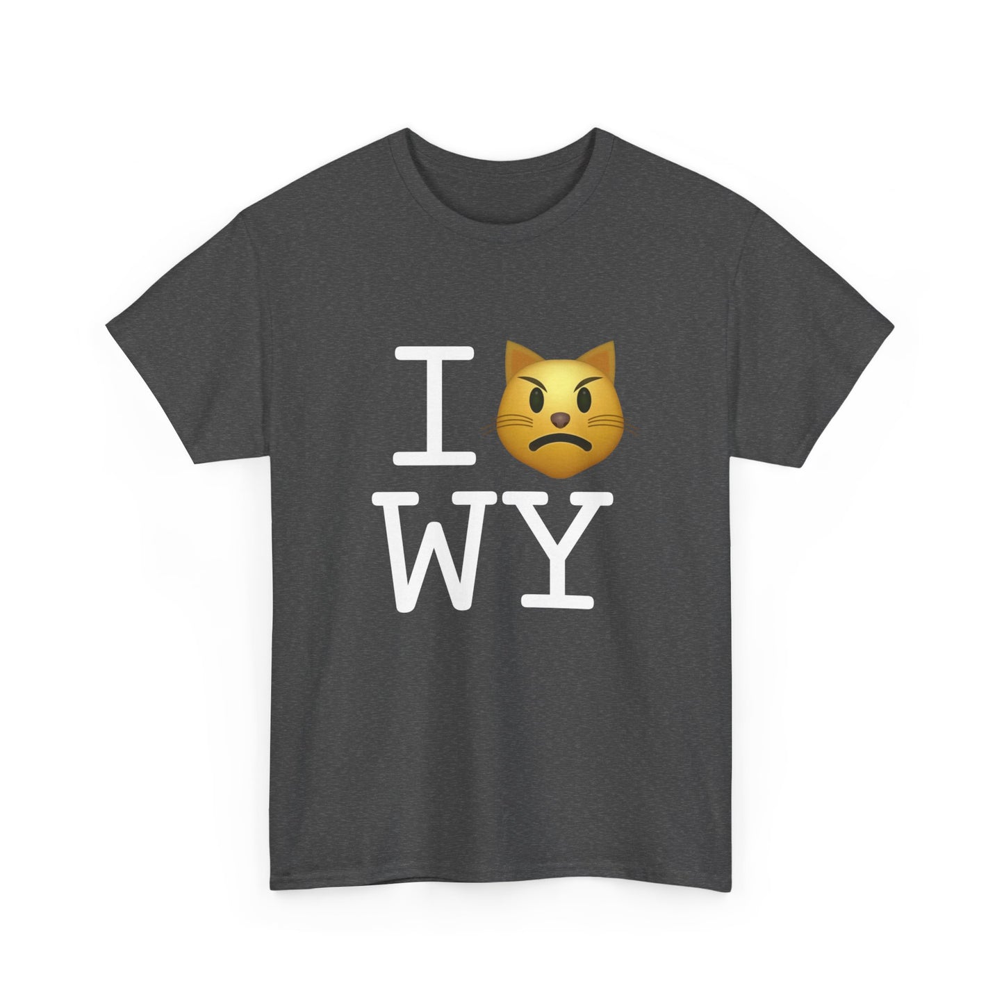 "I'm an Angry Cat about Wyoming" Tee