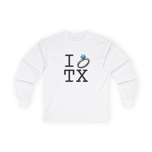 "I'm Married to (Diamond Ring) Texas" Long Sleeve Shirt